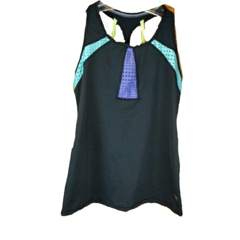 VSX Sport Racerback Black Tank Top Small